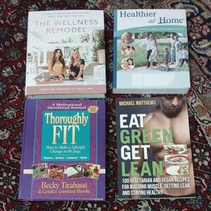 Set of Four Health and Fitness Books